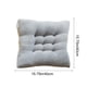thumbnail image 3 of Cojín para Silla, Almohadón para Asiento con Correas, Almohada Acolchada Cómoda, 40x40 cm, para Oficina, Aula, Taburete de Hogar con Fondo Antideslizante, Poliéster, Verde, 3 of 6