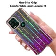 thumbnail image 3 of Moto G Stylus 5G 2021 Case, Rosebono Bling Glitter Sparkle Laser Pink Ultra Transparent Fashion Cute Colorful Skin Cover Shockproof Case for Moto G Stylus 5G 2021, 3 of 5