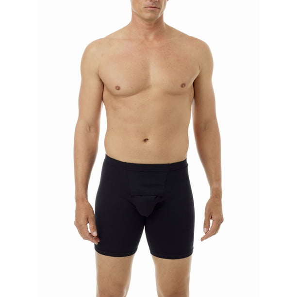 Underworks Men's Cotton Spandex Long Boxer Underwear