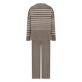 thumbnail image 5 of Jinhomg Women's Two Piece Thin Sweater Lounge Sets 2026 Fall Winter Oversized Knit Pullover with Wide Leg Pants Casual Comfy Knitted Outfits Coffee Free Size, 5 of 7
