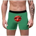 thumbnail image 3 of Wxolcjlv Mens Boxer Briefs Valentine's Day 3D Lip Graphic Trendy Breathable Personality Sexy Boxers Underwear Novelty Gift For Men, 3 of 4
