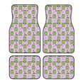 thumbnail image 1 of Honeii Happy Frogs1 Print Car Foot Mat Four-Piece Set - Front & Rear Universal Car Floor Mats for SUVs, Trucks, Sedans, 1 of 7