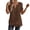 Brown, variant on Womens Summer Tops Spring Short Sleeve V Neck True Classic T Shirt Casual Cute Fashion Beach Vacation Clothes Mint Green,S