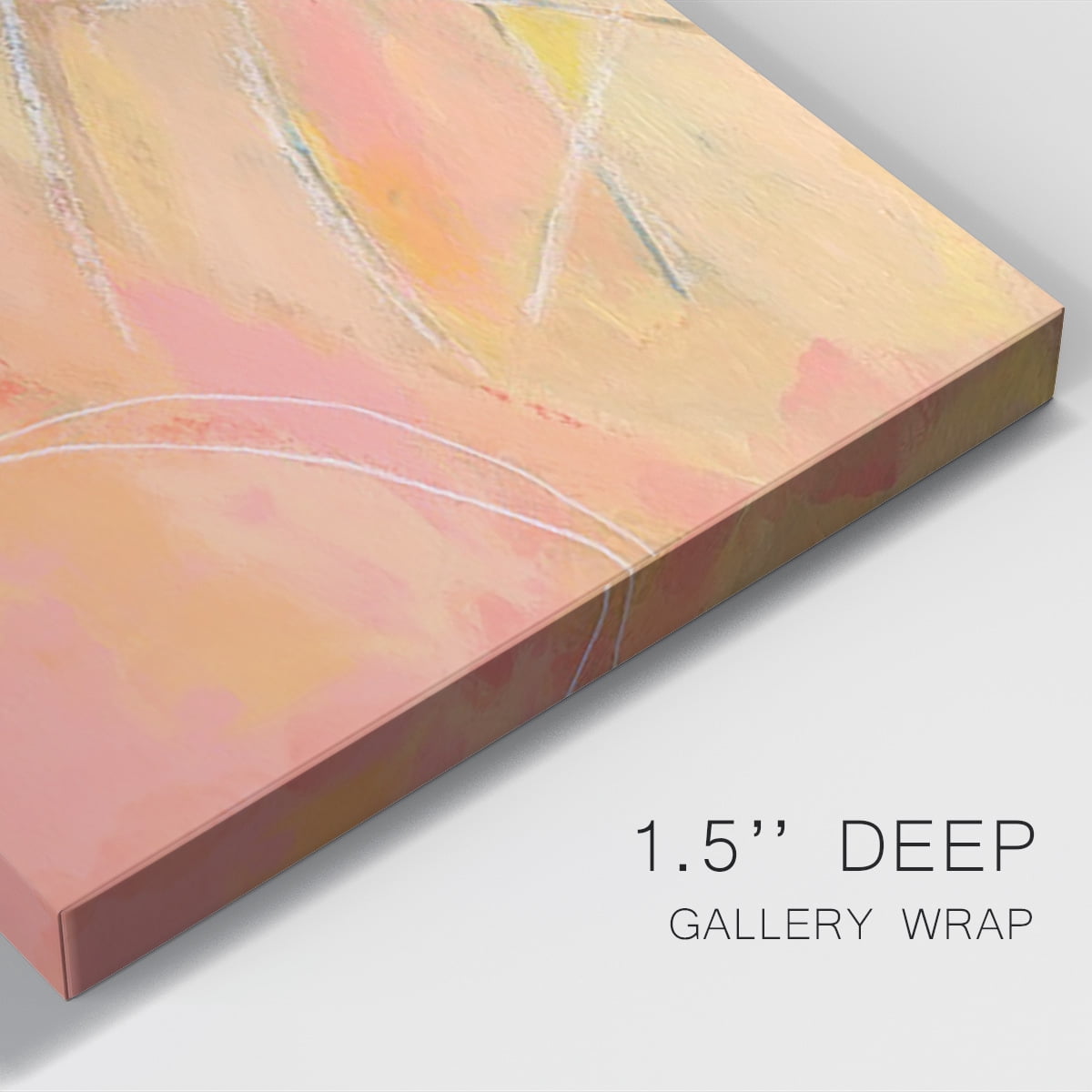Peach Bliss III Premium Gallery Wrapped Canvas - Ready to Hang
