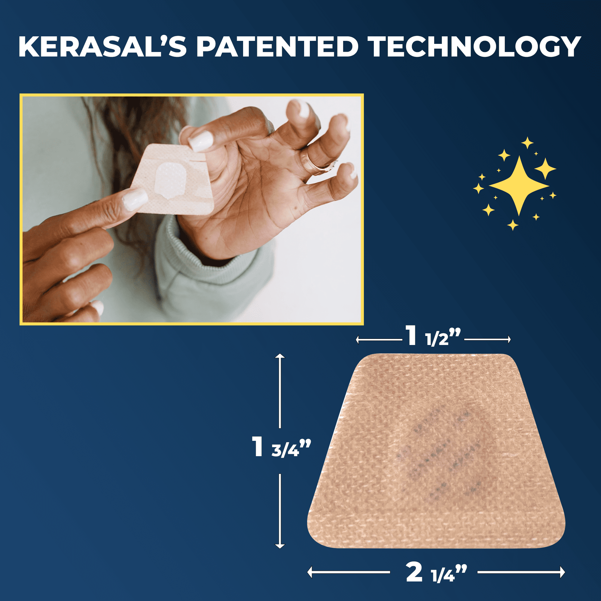 Kerasal Nighttime Renewal Anti-Fungal Nail Patch - Extra Strength, Overnight Repair, 14 Count