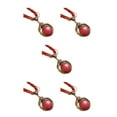 thumbnail image 2 of Ruiboury Bijou Fait Main pour Femmes – Pendentif Collier en Pierre de Cristal Style Bohème N001-Rouge 5Set, 2 of 6