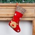 thumbnail image 3 of Naiovety Calcetín de Navidad lindo chimenea ventana regalos bolsa tarjeta almacenamiento calcetín casa Oficina decoración colgantes adornos Kits de decoración para fiestas tipo 3, 3 of 6