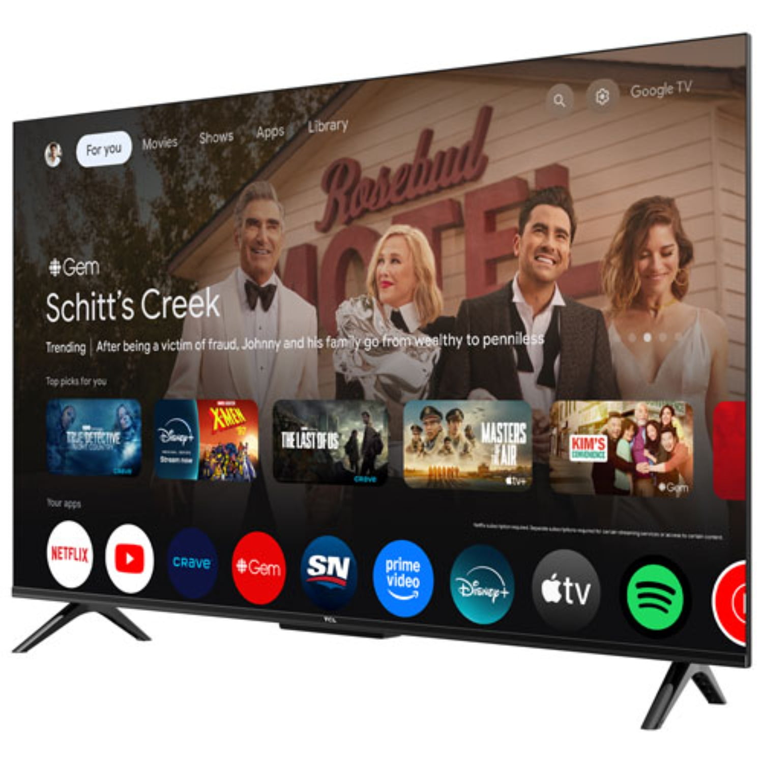 Open Box – TCL 43 inch S45K Series 4K UHD HDR LED Smart Google