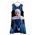 thumbnail image 2 of Nuevo Frozen 2 Anna Elsa Princesa Niños Vestidos de verano Vestido estampado en 3D para niña Camisones Niños Camisón Bebé Sleepwear110 Gao Jinjia LED, 2 of 2