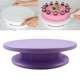 thumbnail image 5 of giratoria giratoria antideslizante soporte de pastel redondo giratoria Púrpura Sunnimix tocadiscos para decorar pasteles, 5 of 8