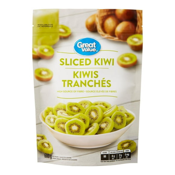 Great Value Sliced Kiwi, 600 g