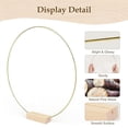 thumbnail image 5 of 10 Packs 10 Inch Metal Floral Hoop Centerpiece with 10 Packs Wood Place Card Holders, Gold Hoop Centerpieces for Table,10 x 10 inch metal flower bands 10 x wooden card clips, 5 of 7