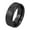 Black, variant on Women Men Stainless Steel Ring Cross God Ring Engraved Bible Verse Lords Prayer 8mm Wide Rings Comfort Fit Silver Gold Size 9