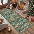 thumbnail image 3 of YOUFORTONG 3'x10' Floral Long Hallway Runner Rug,Washable Low-Pile Non Slip Carpet for Entryway Kitchen Living Room Bedroom Farmhouse Home Decor,Green, 3 of 6