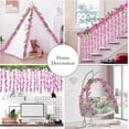 thumbnail image 5 of Wisteria Hanging Flowers, Artificial Flowers 40 Branches Wisteria Vine Purple Silk Garlands Flowers for Wedding Arch Home Garden Outdoor Ceremony Decor, 5 of 5