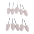 thumbnail image 1 of 10Pcs 3mm1/8'' Metal 4-16mm Coned Felt Head Grinding Mounted Point Polishing Tool 12mm, 1 of 8