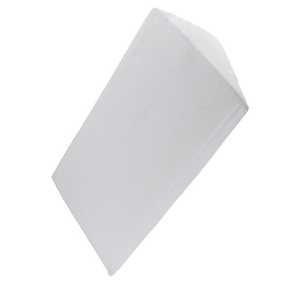 White Washable Bed Wedge Reflux Pillow Leg Cushion Back Support Pad for Reading Sleeping Rest 20x10x5.5''
