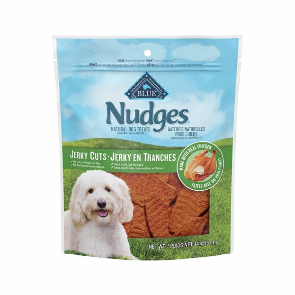 Blue Buffalo Nudges Jerky Cuts Gateries Naturelles Pour Chiens, Poulet, 141g