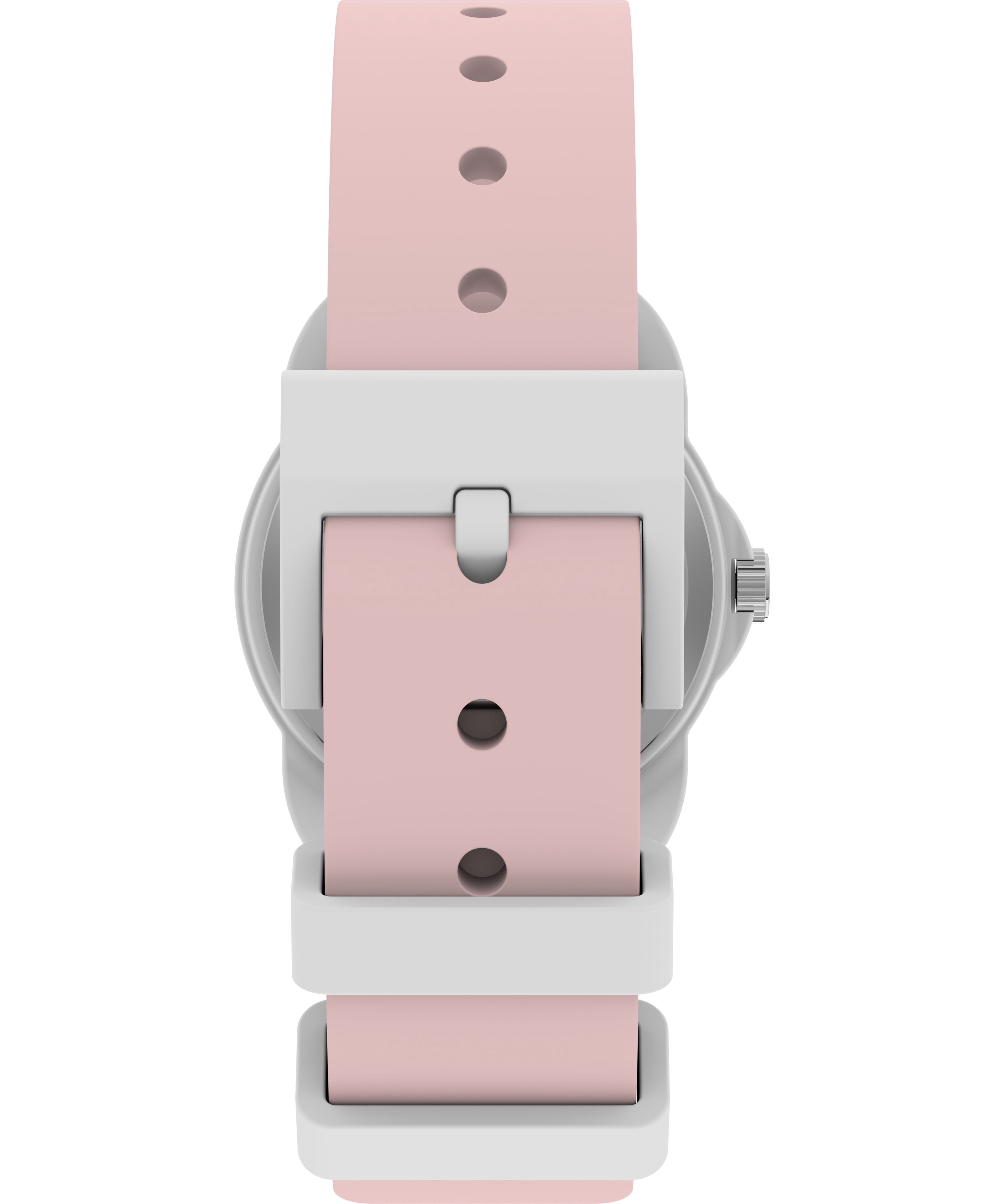 Timex Kids Analog 30mm Watch - Pink Strap White Dial White Case