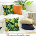 thumbnail image 4 of FCXZI Farmhouse Decoration Throw Pillow Cover, Lemons Pillow Cover , Flowers and Tropical Leaves Pillowcase Summer Outdoor Cushion Covers for Bed, Living Room, Couch 18x18in, 4 of 5