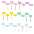 thumbnail image 6 of OUNONA 24Pcs Plastic Garden Plant Labels Assorted Colors for Indoor Outdoor Flower Beds, 6 of 7