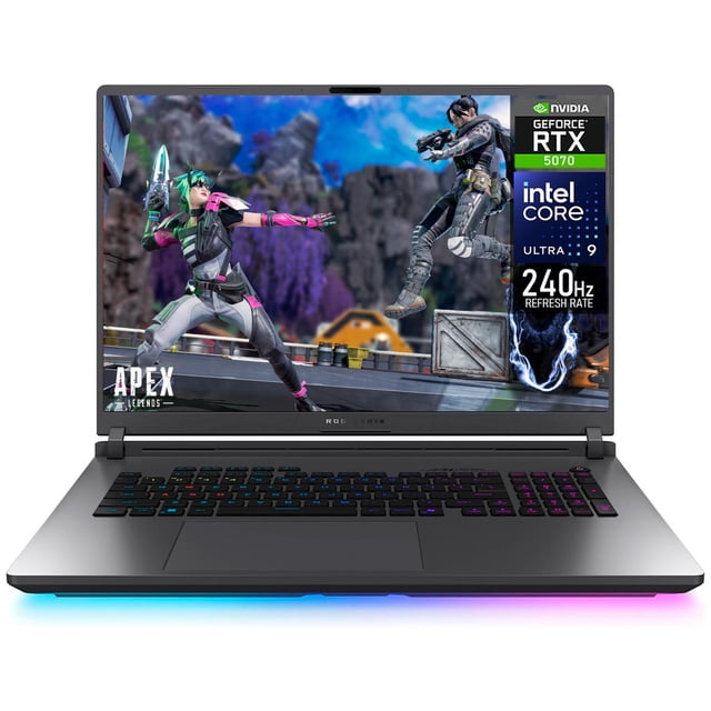 Laptop Gamer ASUS ROG Strix G18 GeForce RTX 5070 Core Ultra 9 275HX 32GB DDR5 SSD 1TB 18" Teclado Ingles Potencia y Gaming