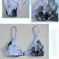 thumbnail image 4 of Sonducket Traje de baño de verano para mujer, traje de baño dividido de tres piezas con estampado teñido, traje de baño a la moda de viaje sin mangas, Type2 NO2 Sonducket OD021114-01, 4 of 6