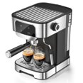 thumbnail image 1 of Máquina de café espresso LERTIN 20 bar con espumador de leche automático de 1,8 L, 1 of 8