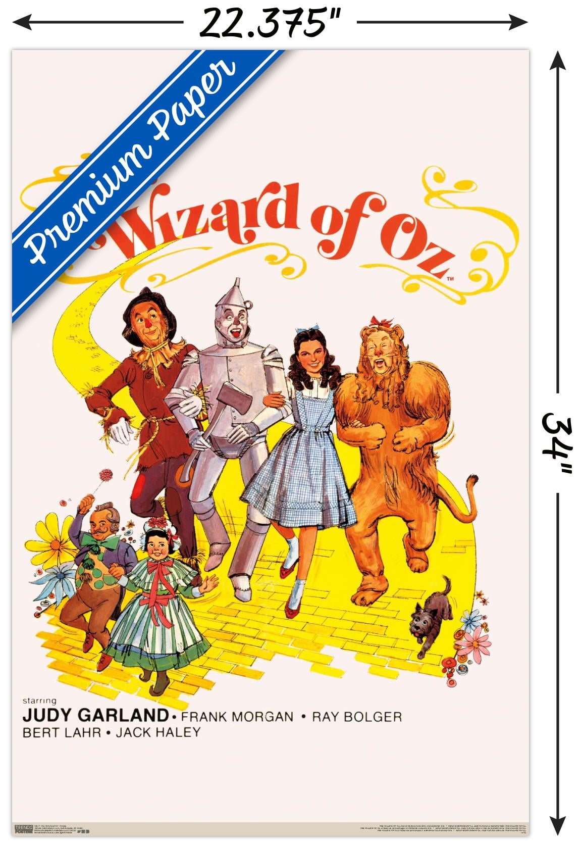 The Wizard Of Oz - Group Wall Poster, 22.375
