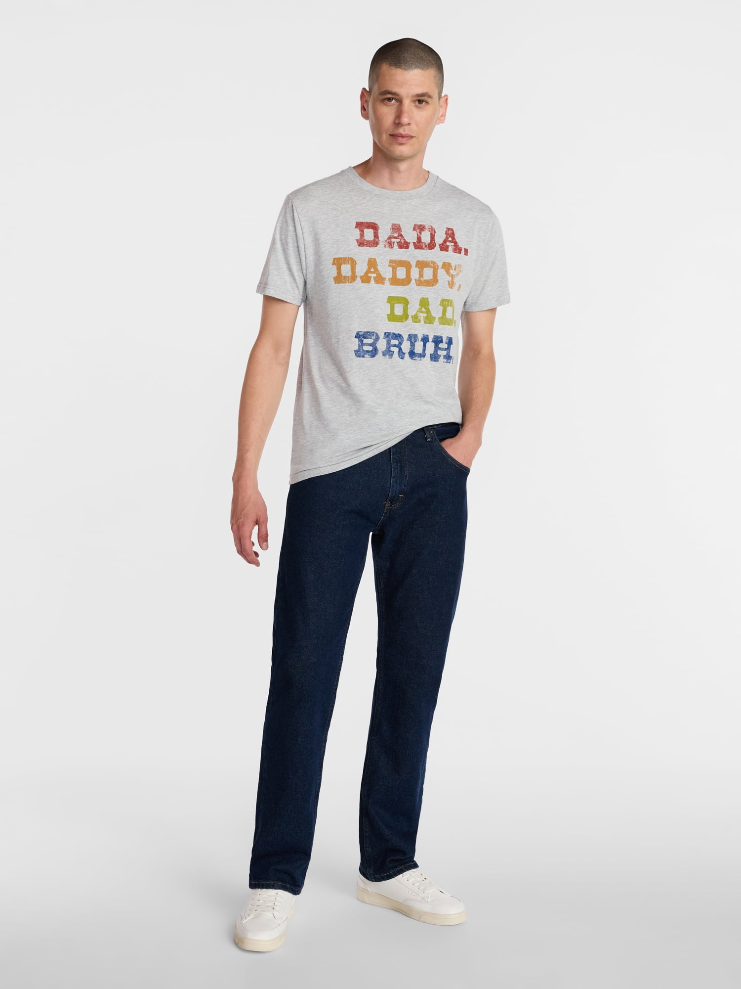 Father's Day Men's Dad Bruh Graphic Tee by Way to Celebrate, Sizes XS-5XL