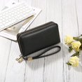 thumbnail image 3 of Cartera GAEKEAO Clutch de piel con bloqueo RFID para mujer, 3 of 6