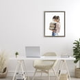 thumbnail image 3 of Stupell Industries Victorian Library Walk Girl Brown Floating Frame Canvas Art, 17 x 21, by Svetlana Aleynikova, 3 of 8
