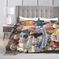 thumbnail image 4 of Throw Blanket Lightweight Plush Fuzzy Cozy Soft Blankets and Throws for Sofa 50"x40", 4 of 6