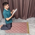 thumbnail image 3 of Prayer Mat 1PC,Foldable Flannel Carpet with Non-Slip Backing for Home, Office & Travel Use(Pink), 3 of 8