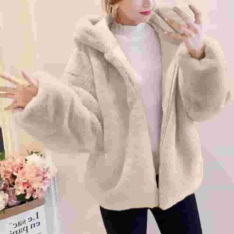 開催中セール一覧 Lovskoo Winter and Spring Coat Fleece Fur Faux Women's Clothing