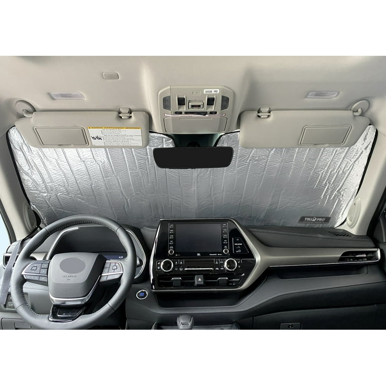 T TGBROS Window Sunshade Custom Fit For 2020-2024 2025 Toyota Highlander Accessories Windshield Rear Side Window Full Set Privacy Car Sun Shades Blocks UV Rays Keeps Your Vehicle Cool Foldable 8PCS