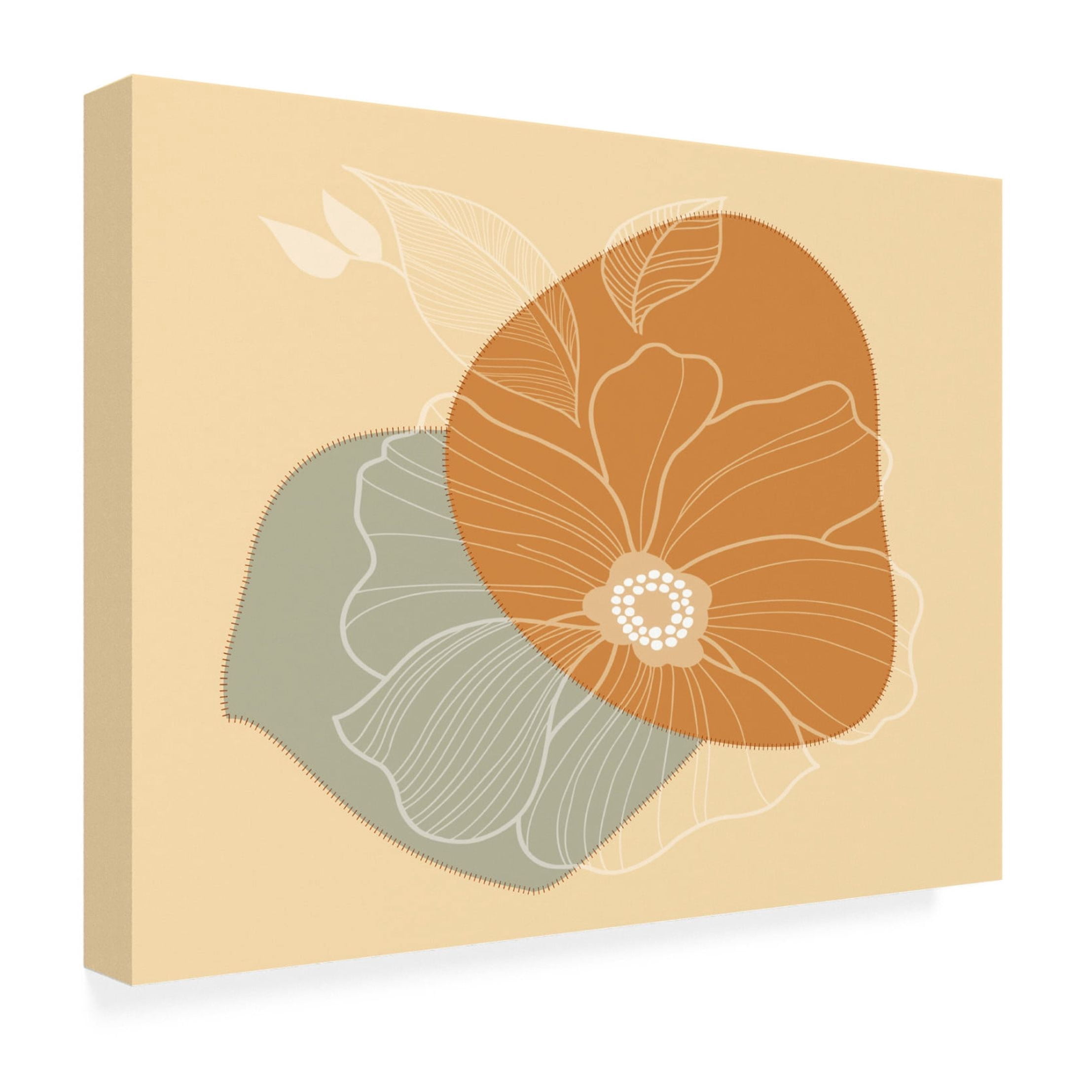 Canvas Wall Art - FootePrint Art 'Select Single' Wall Art for Living Room, Bedroom, or Office Décor by Trademark Fine Art - 32 x 24 Inches