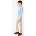 thumbnail image 2 of Boys 4-20 IZOD Flat Front Comfort Waistband Pants in Regular, Slim & Husky Color: Khaki Size: 12, 2 of 4