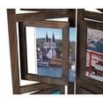 thumbnail image 2 of Proman Products Picture Folding Room Divider in Torched Brown, 2 of 8