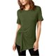 thumbnail image 1 of Rachel Roy Blusa con frente torcido para mujer, verde, mediana, 1 of 2