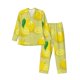 thumbnail image 1 of Fotbe Bright Lemons Pijama de Hombre con Estampado de Manga Larga, Conjunto de 2 Piezas, Ropa de Dormir Suave y Cómoda con Bolsillos-Medium, 1 of 7