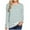 Green, variant on FAIWAD Womens Striped Long Sleeve Shirt Loose Crewneck Basic Pullover Tops Casual Going Out T-shirts