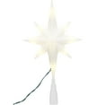 thumbnail image 1 of Holiday Time LED Christmas Tree Topper, Frosted Star, 11 In, 1 of 4
