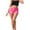 Hot Pink, variant on Taqqpue Denim Shorts for Women Stretchy Ripped Casual Mid Waisted Jean Shorts Trendy Y2k Jorts Slim Fit Hem Short Jeans On Clearance