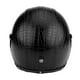 thumbnail image 3 of Medio Casco De Cara Abierta Universal Motocicleta Scooter PU Cuero Cara Abierta Medio Casco Cocodrilo Negro L ANGGREK Accesorios, 3 of 8