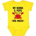 thumbnail image 3 of Inktastic Nonna and Pops Love Me Grandchild Boys or Girls Baby Bodysuit, 3 of 5