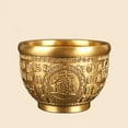 thumbnail image 4 of Abbracc Creative Planter Vase Ornament Basin Statue Decor Floral Holder Handicraft Brass, 4 of 9