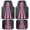 Black with Pink accents, variant on Auto Drive 4-Piece Black & Red All-Weather Rubber Floor Mat Set – Heavy Duty Universal Trim-to-Fit Car, Suv & Truck Mats