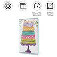 thumbnail image 2 of Diamond Dotz Diamond Embroidery Facet Art Greeting Card Kit-Happy Birthday Cake, 2 of 5
