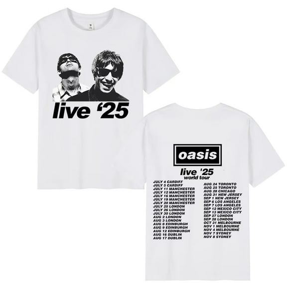 O-Oasis Live 25 Tour Shirt Unisex For Fans Men Women